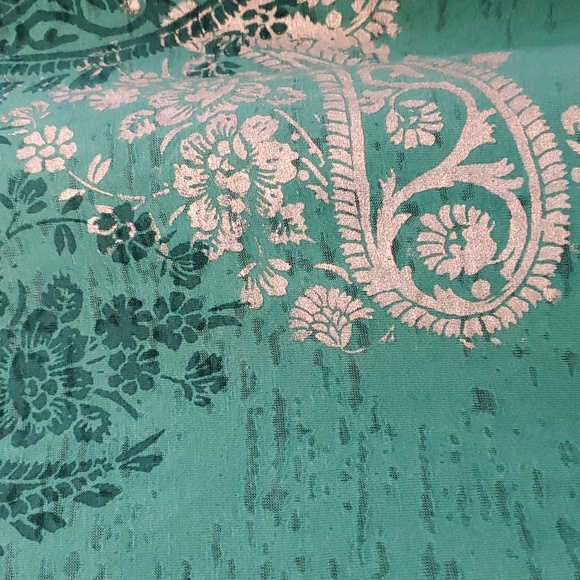 2XL green bohemian tee - Picture 2 of 4